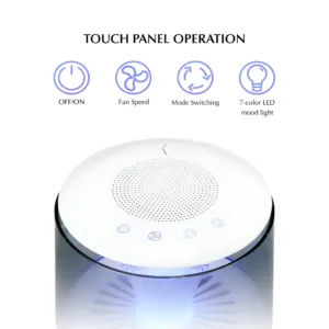 Pure speaker hepa air purifier display operation