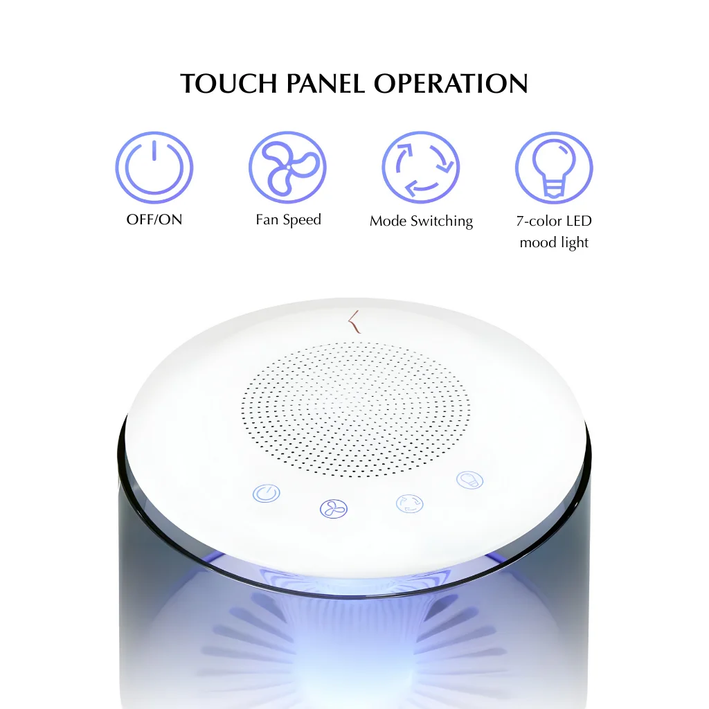 Pure speaker hepa 4 Pure speaker hepa air purifier display operation