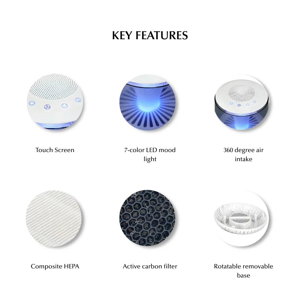 Pure speaker hepa 5 Pure speaker hepa air purifier features